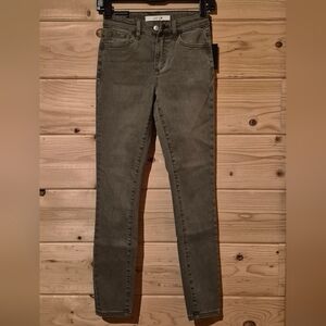 Joe's Skinny Ankle Jeans In Green Size 24x28 NWT